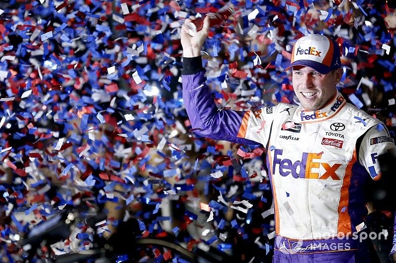 Denny Hamlin, Joe Gibbs Racing, Toyota Camry FedEx Express