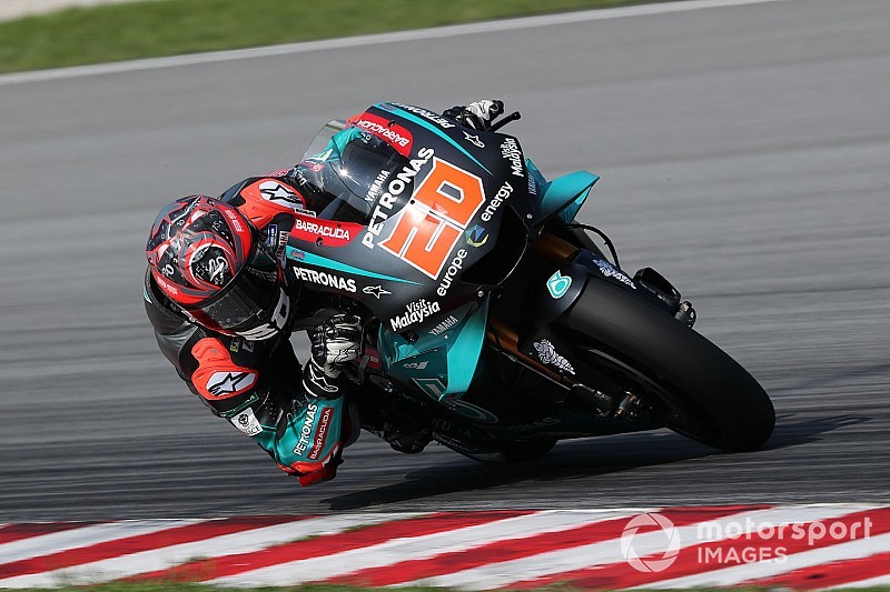 Devant Morbidelli et 1er rookie, Quartararo garde les pieds sur terre