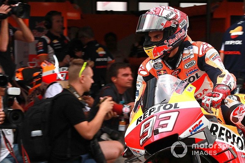 EL3 - Márquez sur piste humide, statu quo sur les chronos