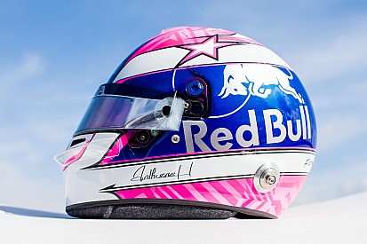 Gasly con un casco dedicato all'amico Hubert a Monza
