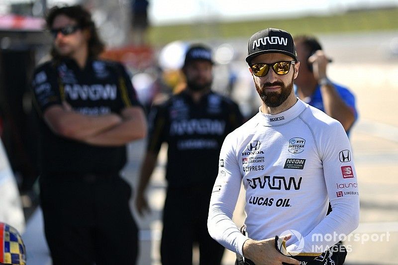 Hinchcliffe está "sorprendido" que Iowa sea su primer podio de 2019
