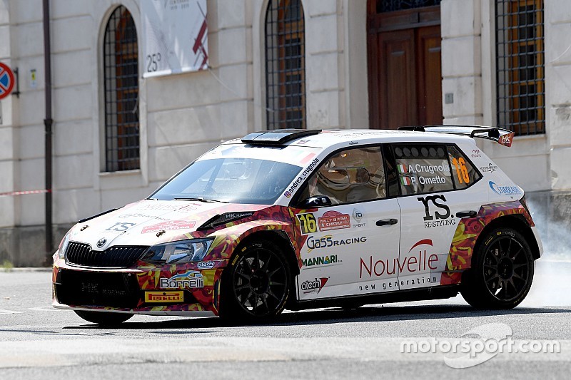 Rally Roma, PS12-13: Crugnola inarrestabile vede il podio, Basso sbaglia