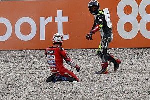 Zarco feels "sad" about taking Dovizioso down