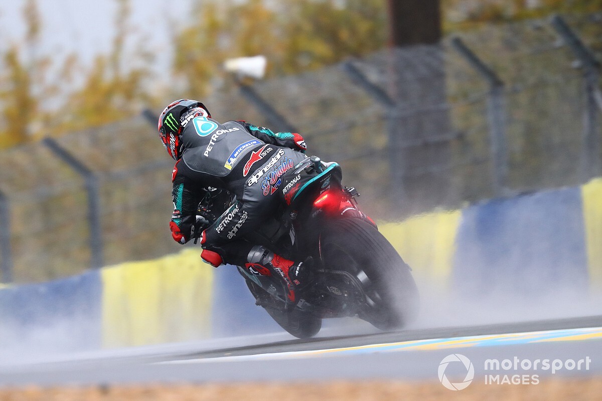 Fotogallery MotoGP: pioggia padrona nelle libere di Le Mans