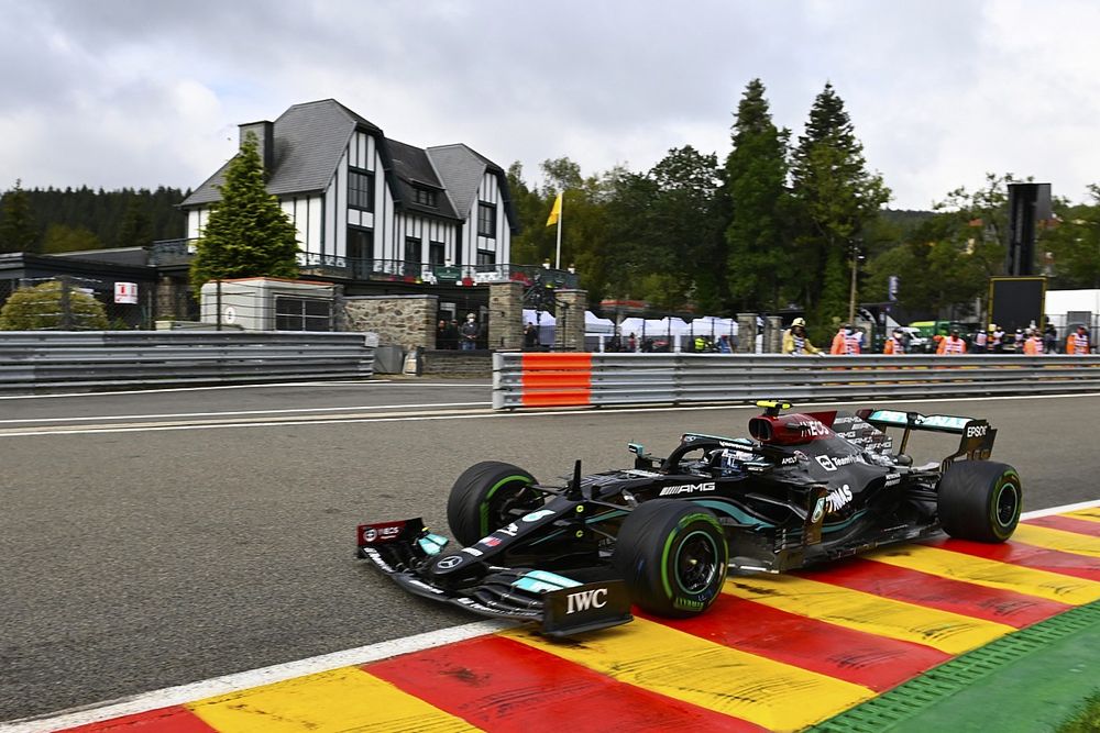 F1ベルギーFP1:ボッタスが後半戦最初のセッションで好発進、アルファタウリ角田は15番手