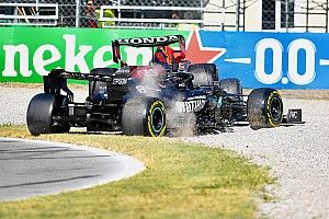 La ruota di Max sulla testa di Lewis: ecco il video 360° della F1
