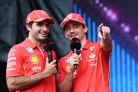 Leclerc bromea tras la pol&eacute;mica con Sainz: "Carlos tampoco es mi novia"