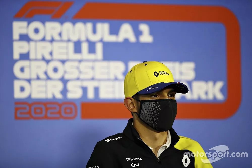 Esteban Ocon, Renault F1 in the press conference