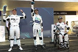 青木拓磨、初EVレースで初表彰台! 初尽くしの活躍で“チーム横浜”の挑戦に弾み