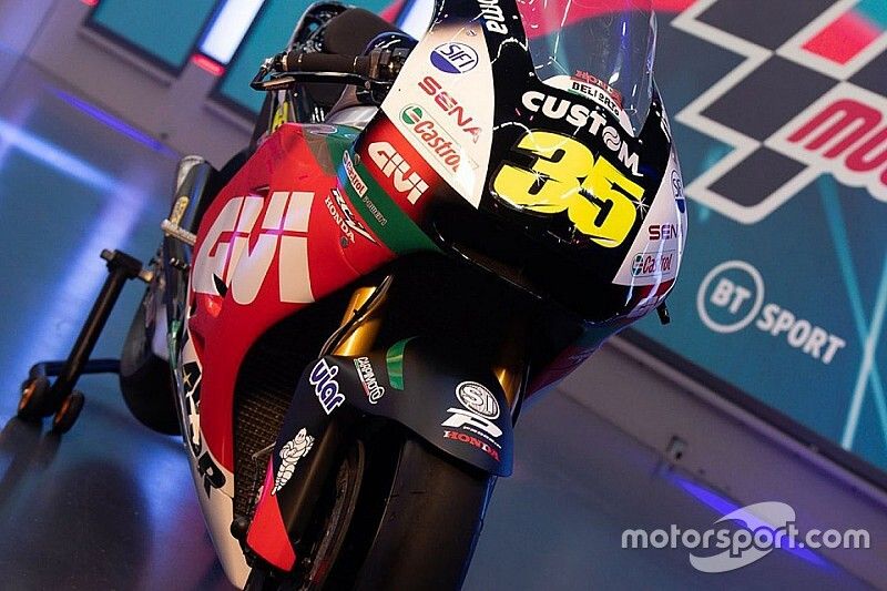 Así es la decoración de la Honda LCR de Crutchlow para 2020