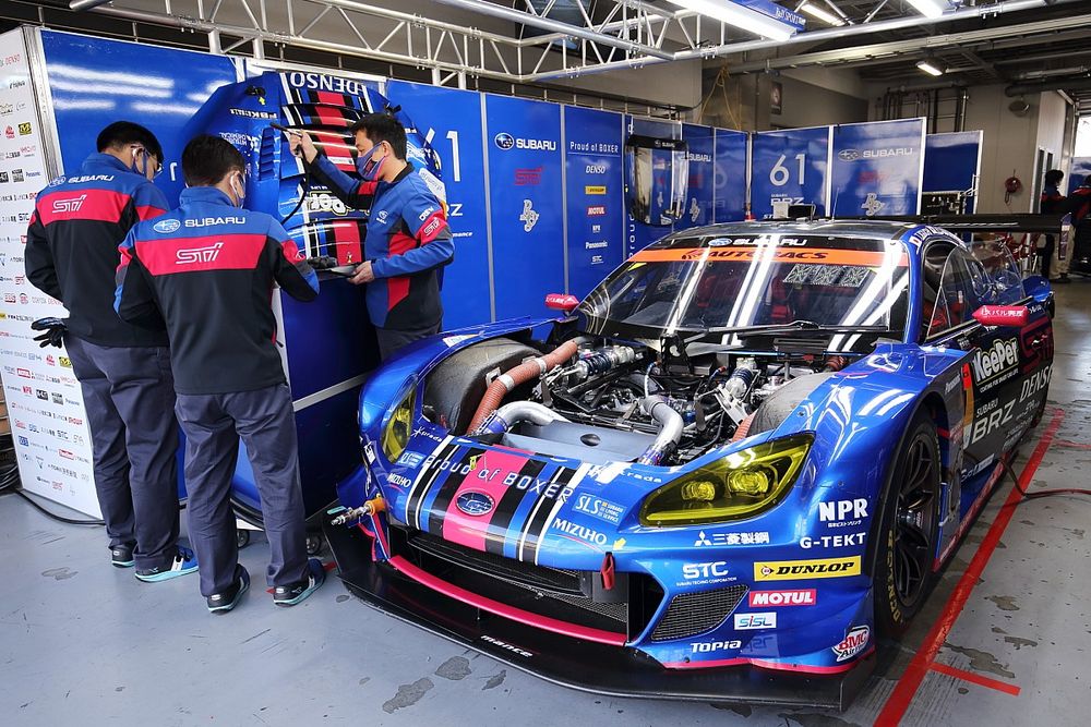 【スーパーGT】61号車スバル、初王座に向け慎重なコメントも確かな手応え「やれる事は全てやった」