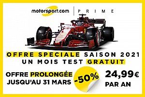 Testez gratuitement Motorsport.com sans pub et avec plus de contenu !