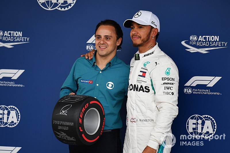 Hamilton lenyűgöző pole köre a Brazil Nagydíjról: videó