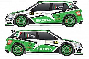 Ecco la livrea della Skoda Fabia di Scandola per il Rally Italia Sardegna