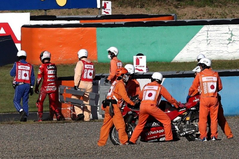 Bagnaia stürzt auf der Jagd nach Quartararo: "Ich war zu ambitioniert"