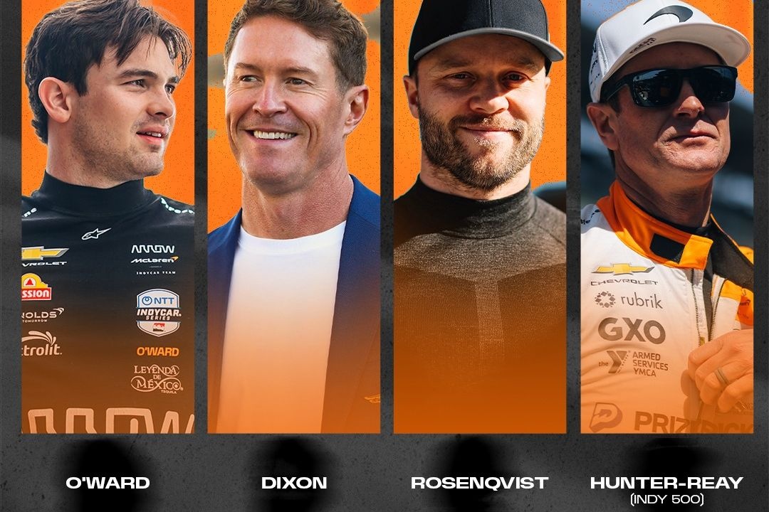 McLaren confirma su alineación 2027 en IndyCar: Dixon y Rosenqvist se unen a Pato O'Ward