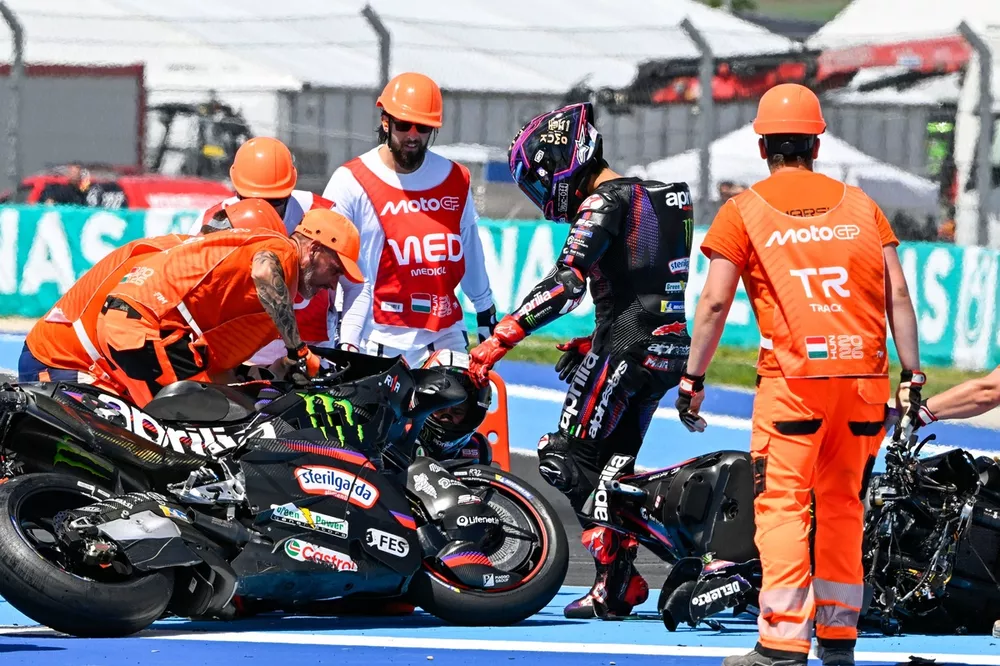 Jorge Martin, Aprilia Racing Team crash
