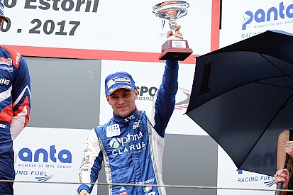 Devlin DeFrancesco steps on podium on Euroformula Open debut