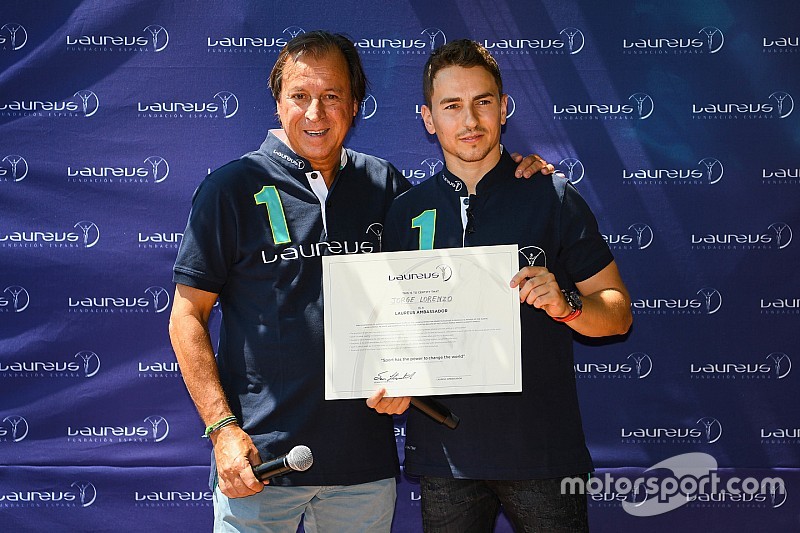 <b>Jorge Lorenzo</b>, nuevo embajador de la Fundación Laureus