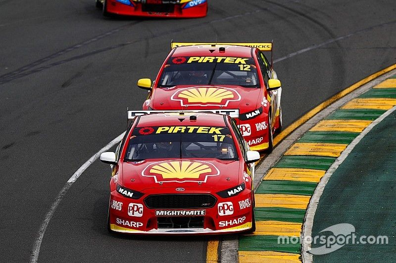 Scott McLaughlin, Team Penske Ford, Fabian Coulthard, Team Penske Ford