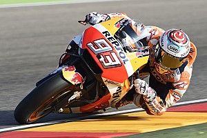 Aragon MotoGP: Marquez tops shortened warm-up