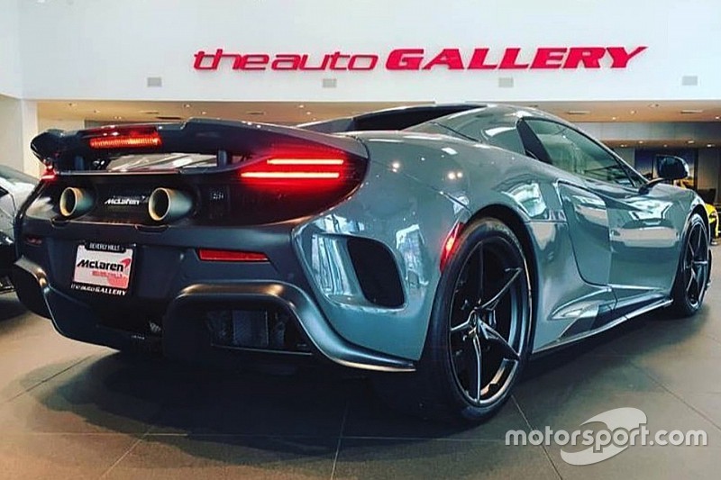 Une McLaren 675LT Spider pour Button