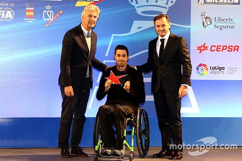 Lascorz recibe el Trofeo María de Villota a la superación