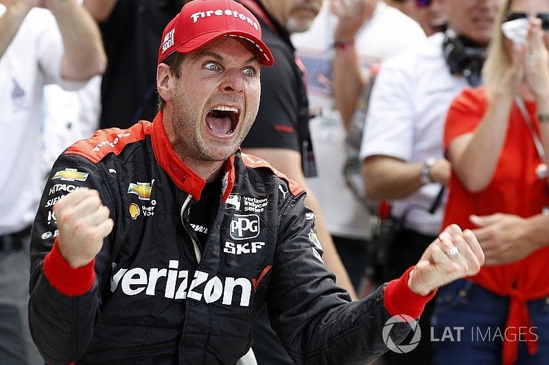 Le vainqueur Will Power, Team Penske Chevrolet