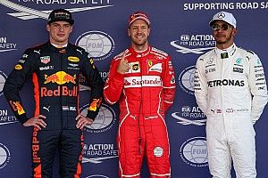 Vettel nyerte a mexikói időmérőt Verstappen és Hamilton előtt