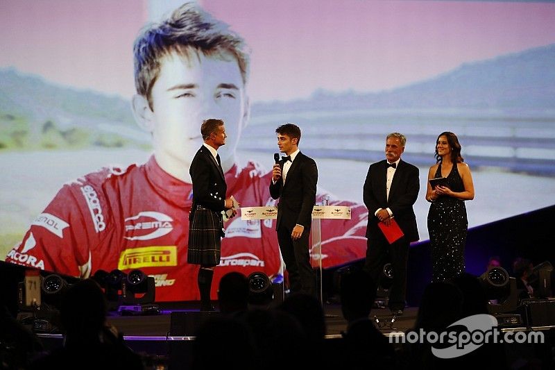 Leclerc, Debutante del Año en los Autosport Awards