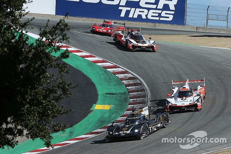 #5 Mustang Sampling Racing Cadillac DPi, DPi: Joao Barbosa, Filipe Albuquerque, #6 Acura Team Penske Acura DPi, DPi: Juan Pablo Montoya, Dane Cameron, #7 Acura Team Penske Acura DPi, DPi: Helio Castroneves, Ricky Taylor, #31 Whelen Engineering Racing Cadillac DPi, DPi: Felipe Nasr, Pipo Derani