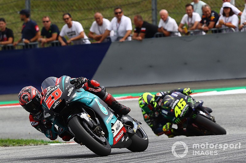 Rossi : Quartararo ? "Il était plus rapide, bravo à lui"
