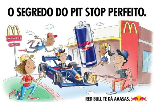 F1: Red Bull e McDonald's anunciam parceria para o GP de São Paulo, com logo no carro da equipe e ativações em lojas