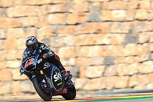 Moto2 Aragon: Bagnaia aan kop in warm-up, Bendsneyder 23ste