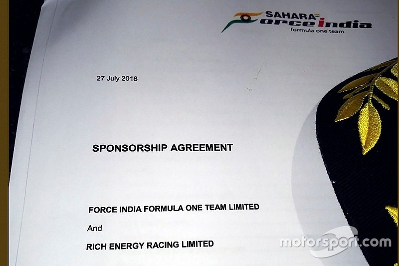 Rich Energy culpa a Mercedes y Sergio Pérez de la quiebra de Force India