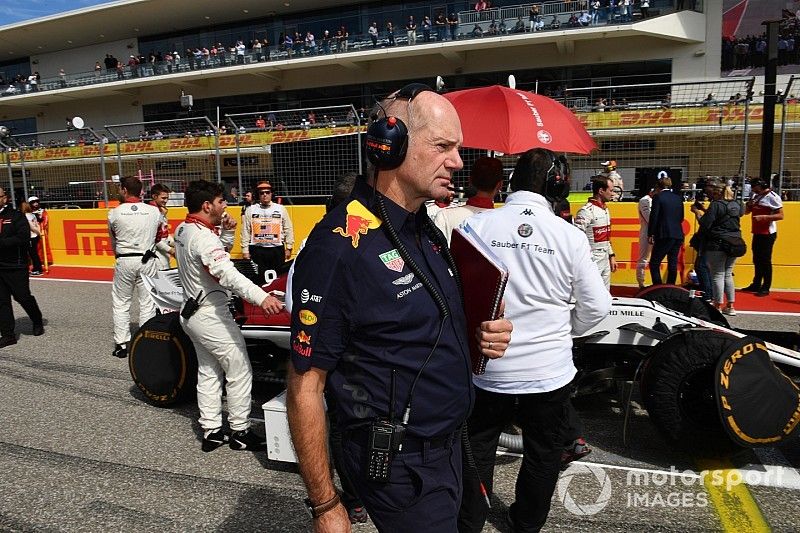 Adrian Newey, Red Bull Racing on the grid 