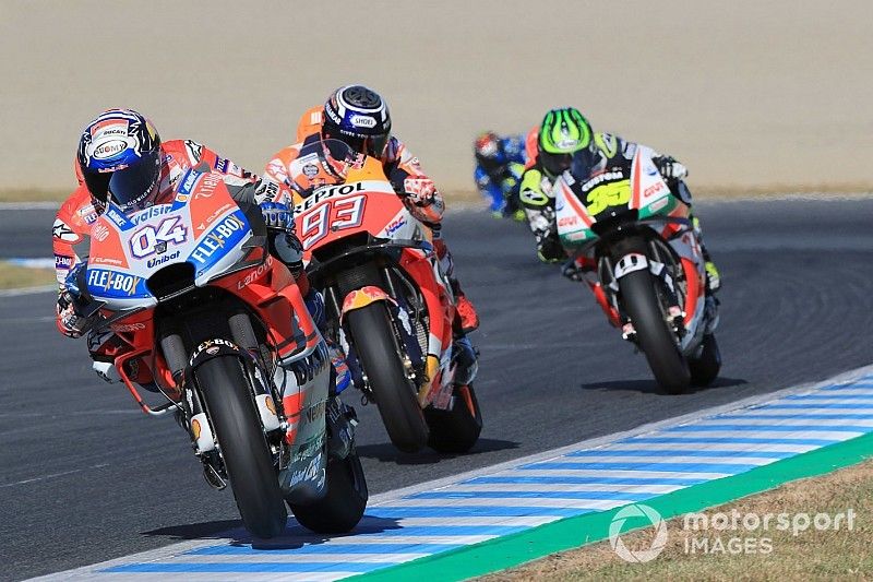 Andrea Dovizioso, Ducati Team, Marc Marquez, Repsol Honda Team, Cal Crutchlow, Team LCR Honda