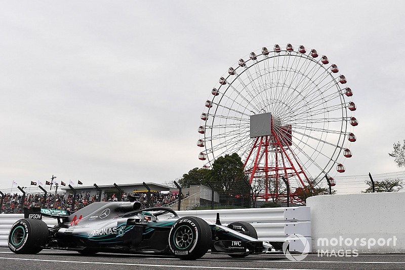 Hamilton lidera el 1-2 de Mercedes en Japón