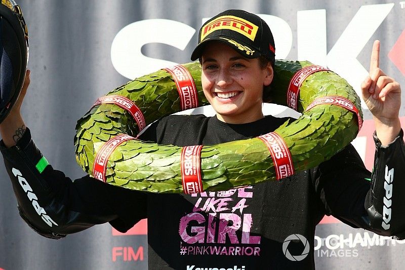 WorldSSP300: Ana Carrasco gewinnt als erste Frau einen Motorrad-WM-Titel