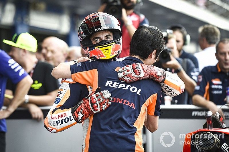 Il poleman Marc Marquez, Repsol Honda Team