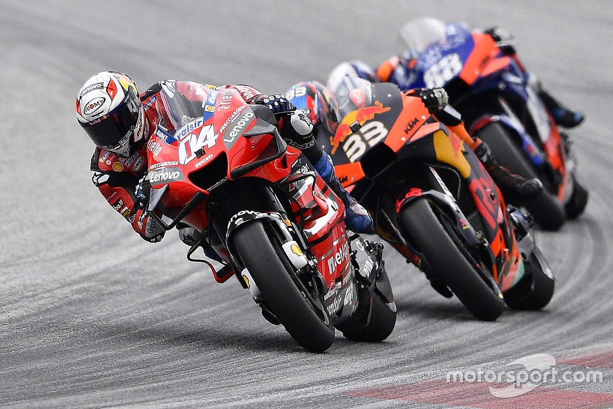 Dovizioso déçu, certain d'avoir eu un problème de pneu