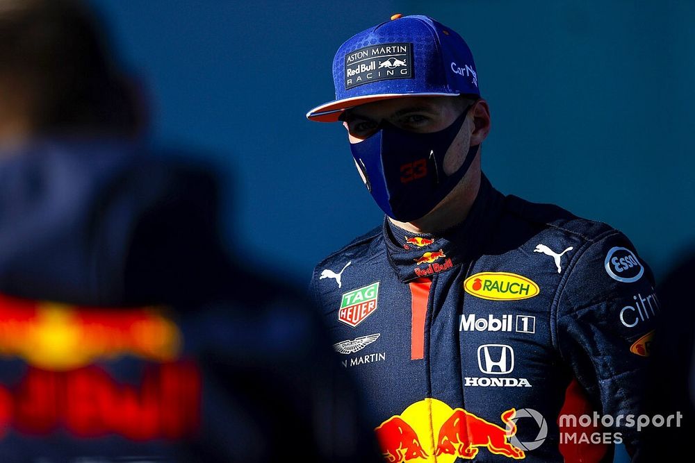 Max Verstappen, Red Bull Racing, qualifies 3rd 