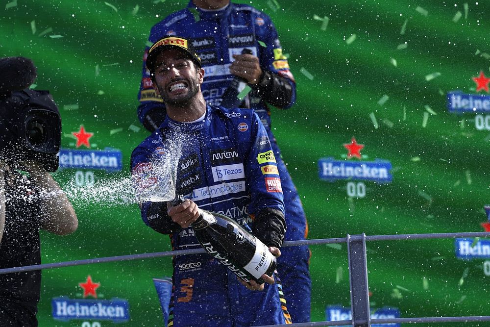 【F1分析】リカルドはF1イタリアGPに勝つべくして勝った? データから見える”絶妙な戦略”の兆しと速さ
