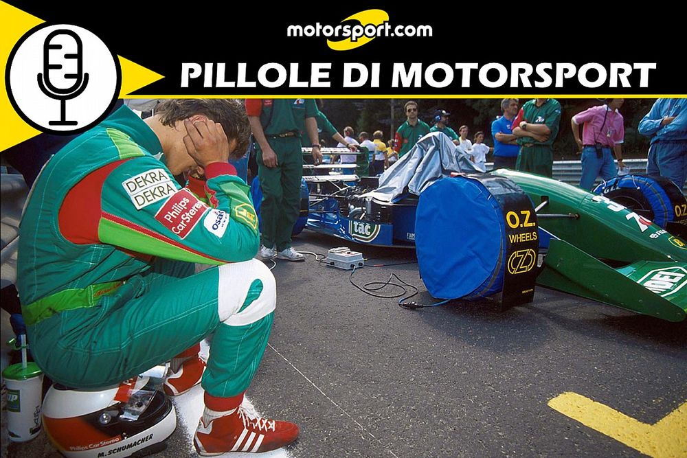 Cover "Pillole di Motorsport" Michael Schumacher, GP del Belgo 1991