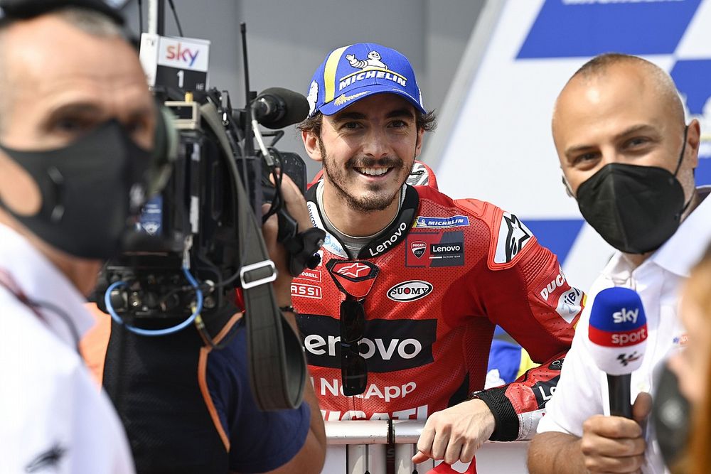 Bagnaia: "Sul bagnato possiamo fare meglio di Fabio"
