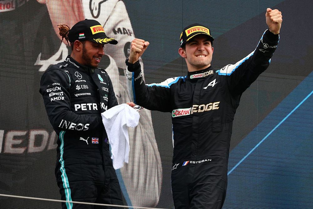 Ricciardo ravi de voir Ocon s'imposer devant Hamilton
