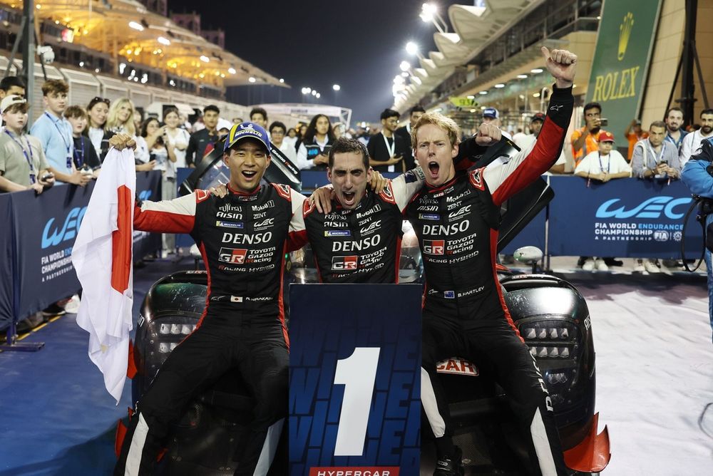 Race winner #8 Toyota Gazoo Racing Toyota GR010 - Hybrid: Sebastien Buemi, Brendon Hartley, Ryo Hirakawa