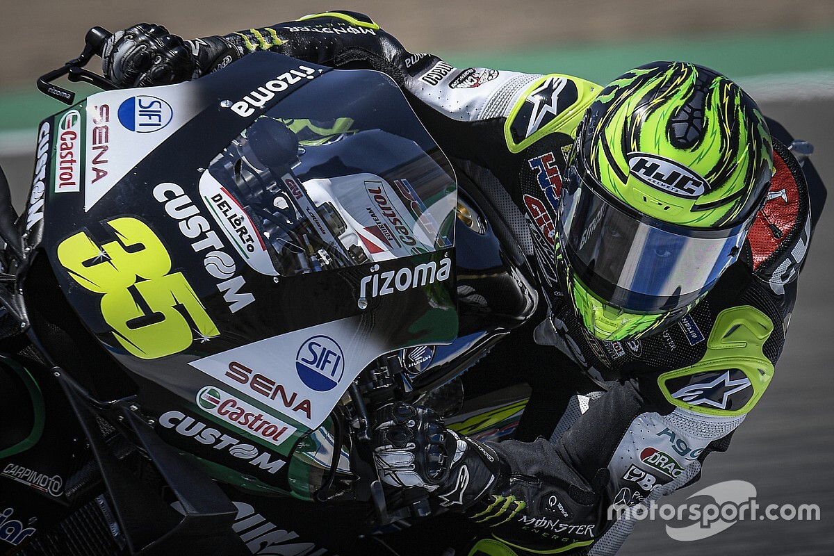 Crutchlow corrió el domingo con un solo brazo útil