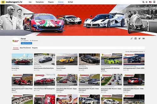 Ferrari в партнерстве Motorsport Network запускает официальный канал марки на Motorsport.tv