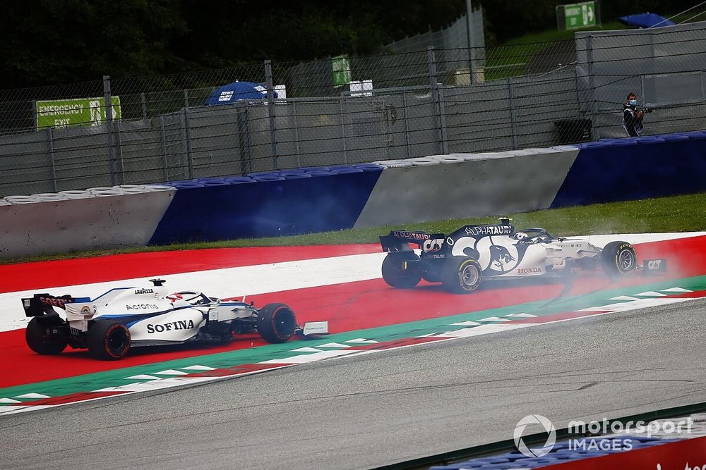 Akciófelvétel módjára pördült meg az AlpahTauri Russell előtt a Red Bull Ringen (videó)